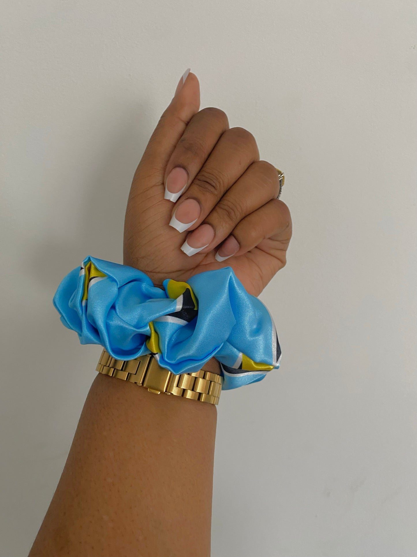 African & Caribbean Regular Satin Scrunchie