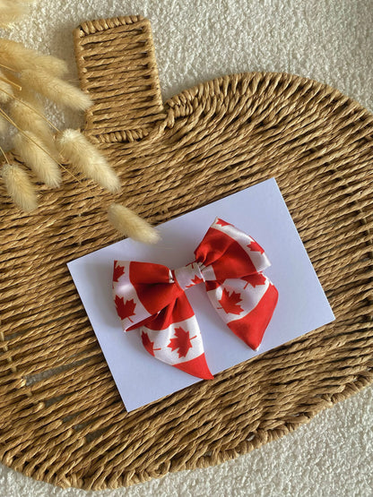 World Cup Satin Mini Bow Hair Clips