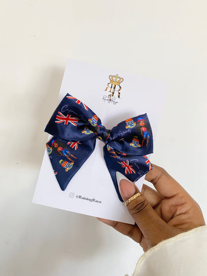 African & Caribbean Satin Mini Bow Hair Clips