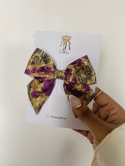 Autumn Damask Mini Bows