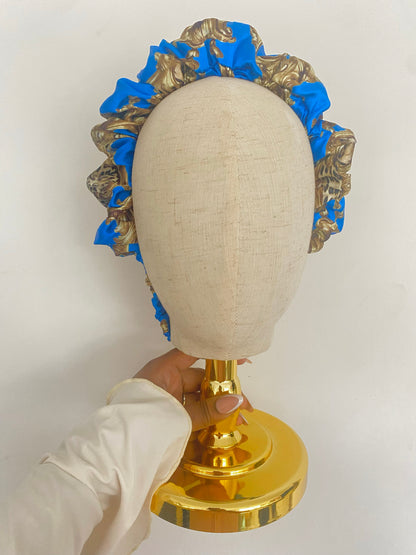 Autumn Fall Satin Scrunchie Headband