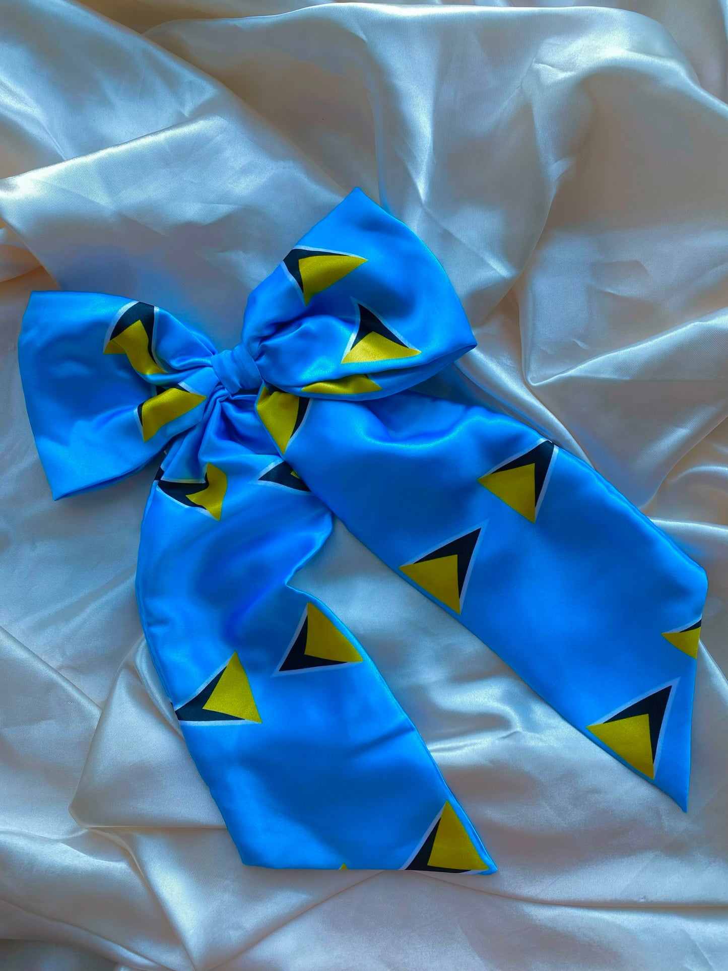 African & Caribbean XL Satin Hair Bows