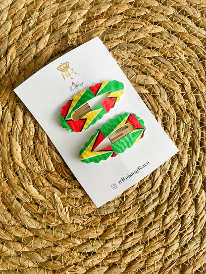 African/ Caribbean Snap Clips