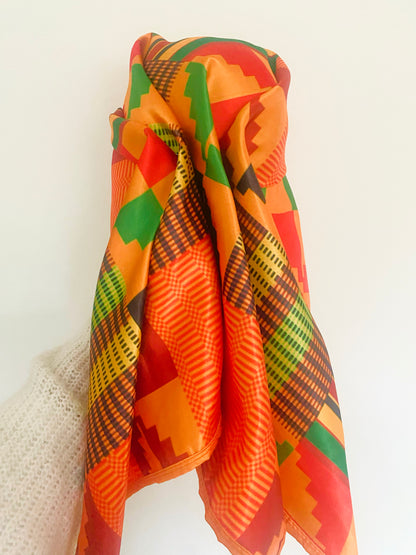 African & Caribbean Satin Head scarf