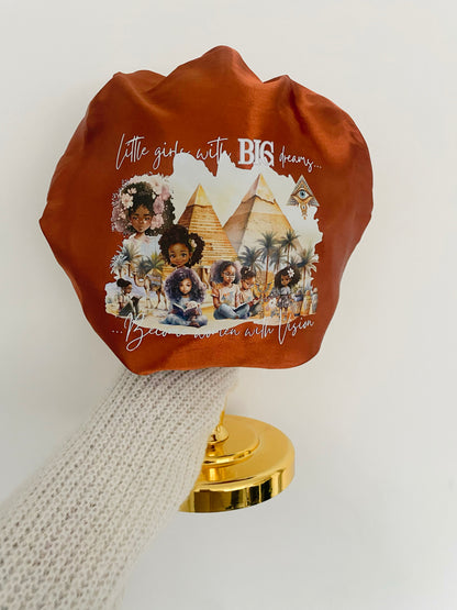 Copper Brown “Little Girl Vision” Bonnet