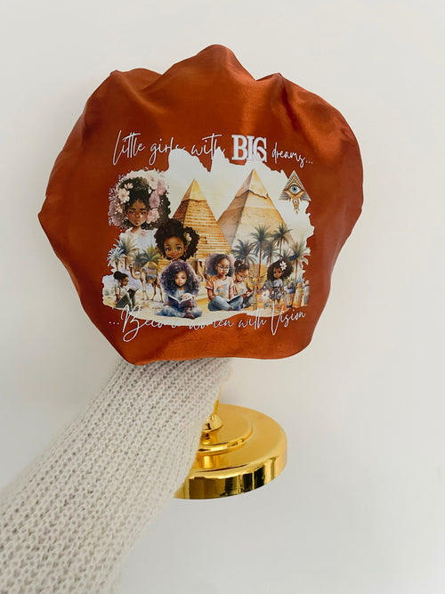 Copper Brown “Little Girl Vision” Bonnet