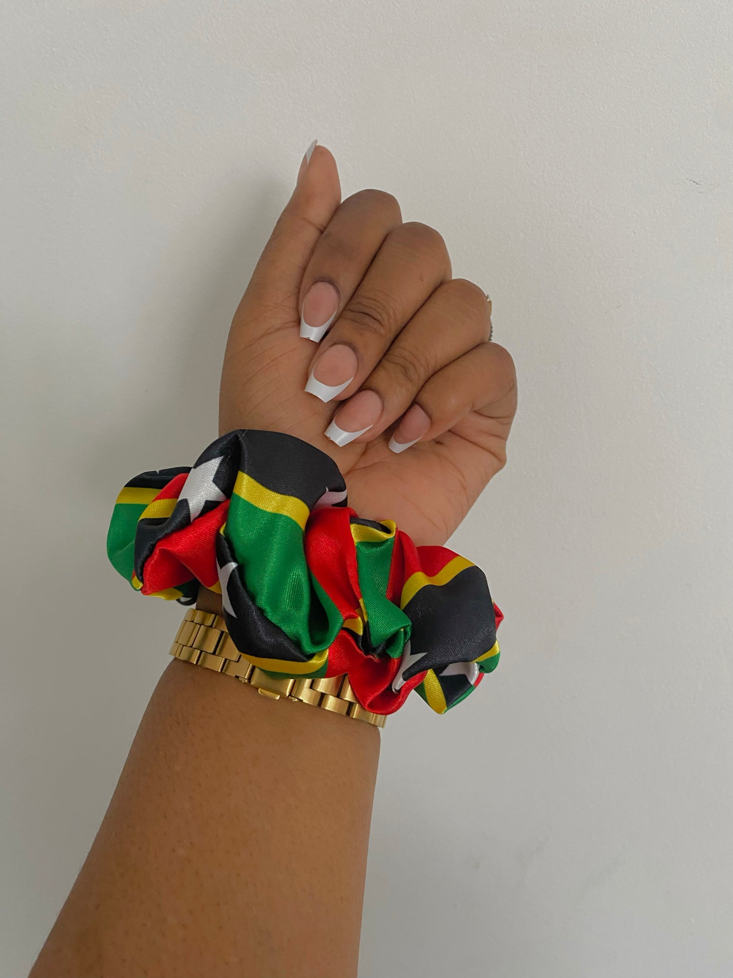 African & Caribbean Regular Satin Scrunchie