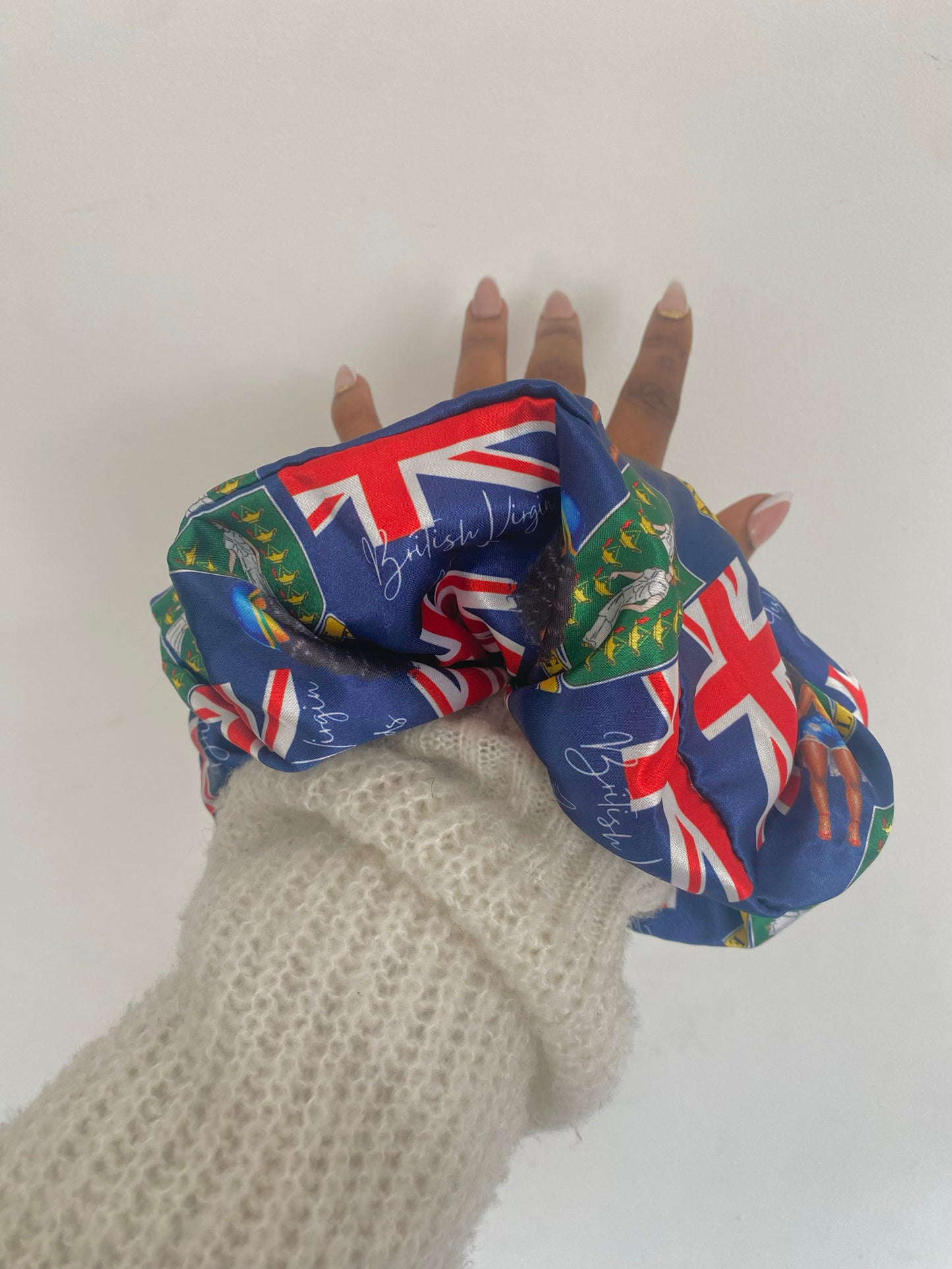 African & Caribbean Satin  XL Scrunchies