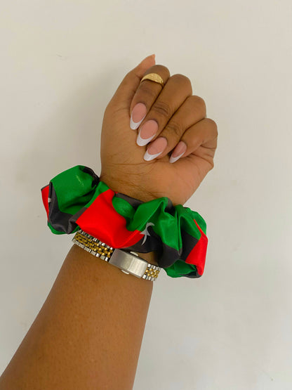 African & Caribbean Regular Satin Scrunchie