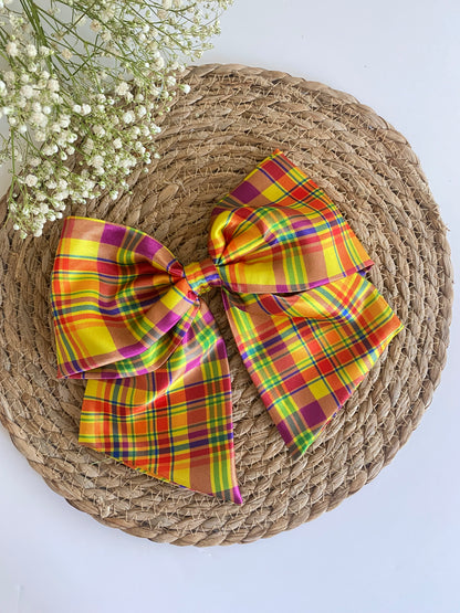 Madras XL Satin Bows