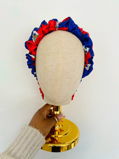 African & Caribbean Satin Scrunchie Headband