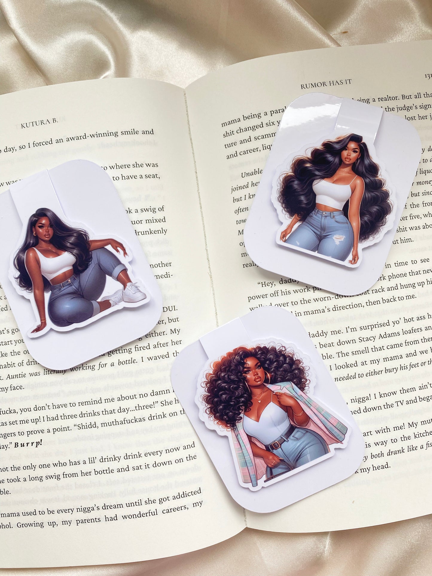 That Girl Magnetic Bookmarks