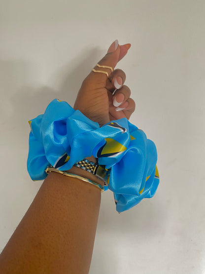 PLAIN African & Caribbean Satin  XL Scrunchies