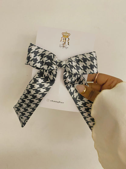 Tweed/Plaid LongTail Bows