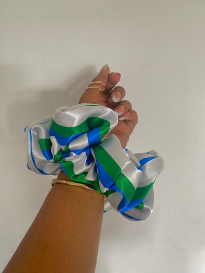 PLAIN African & Caribbean Satin  XL Scrunchies