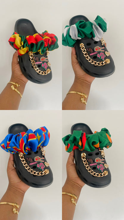 (PRE - ORDER) African & Caribbean Crocs Strap Covers