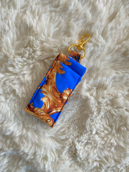 Lip balm keychain holder