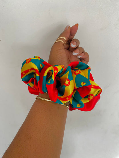 PLAIN African & Caribbean Satin  XL Scrunchies