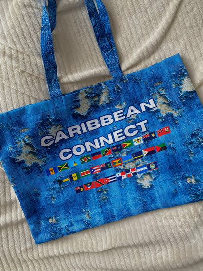 Caribbean Connect Oversized Tote Bag