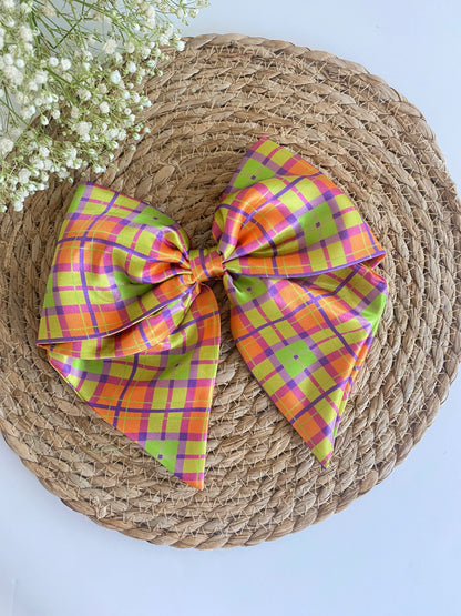Madras XL Satin Bows