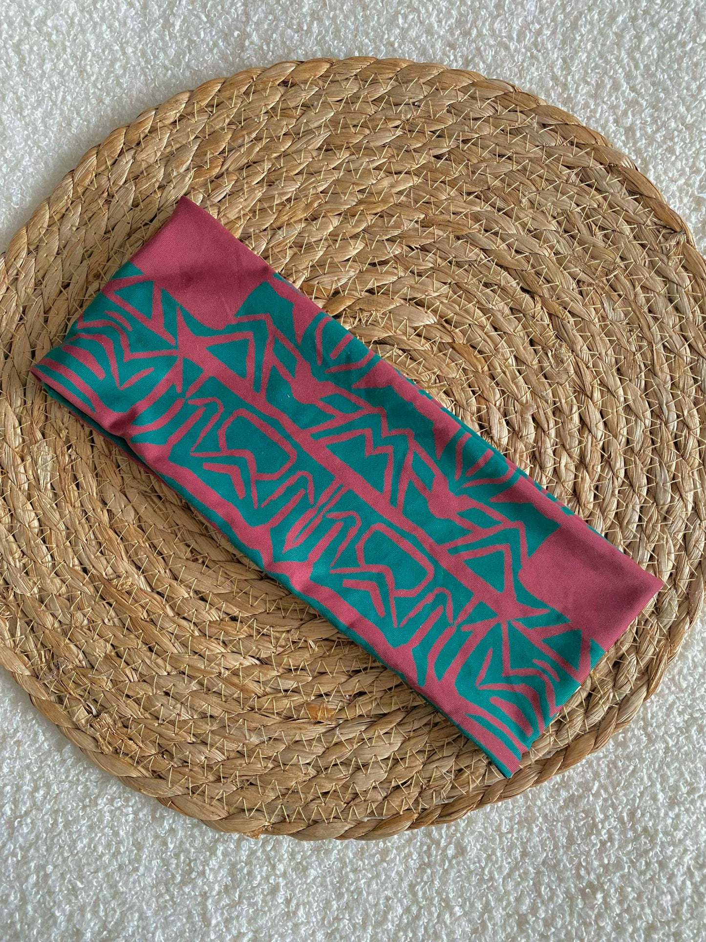 African Print Elastic Headbands