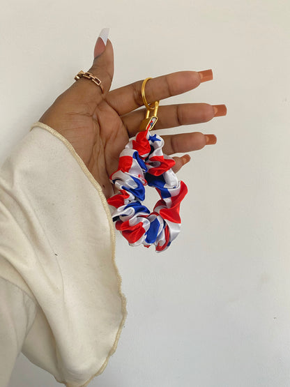 African/ Caribbean Scrunchie Wristlets (Keyring)