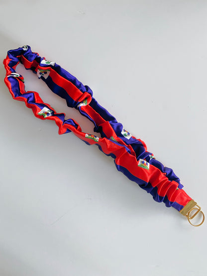 African/ Caribbean Scrunchie Long Keyring (Lanyard)