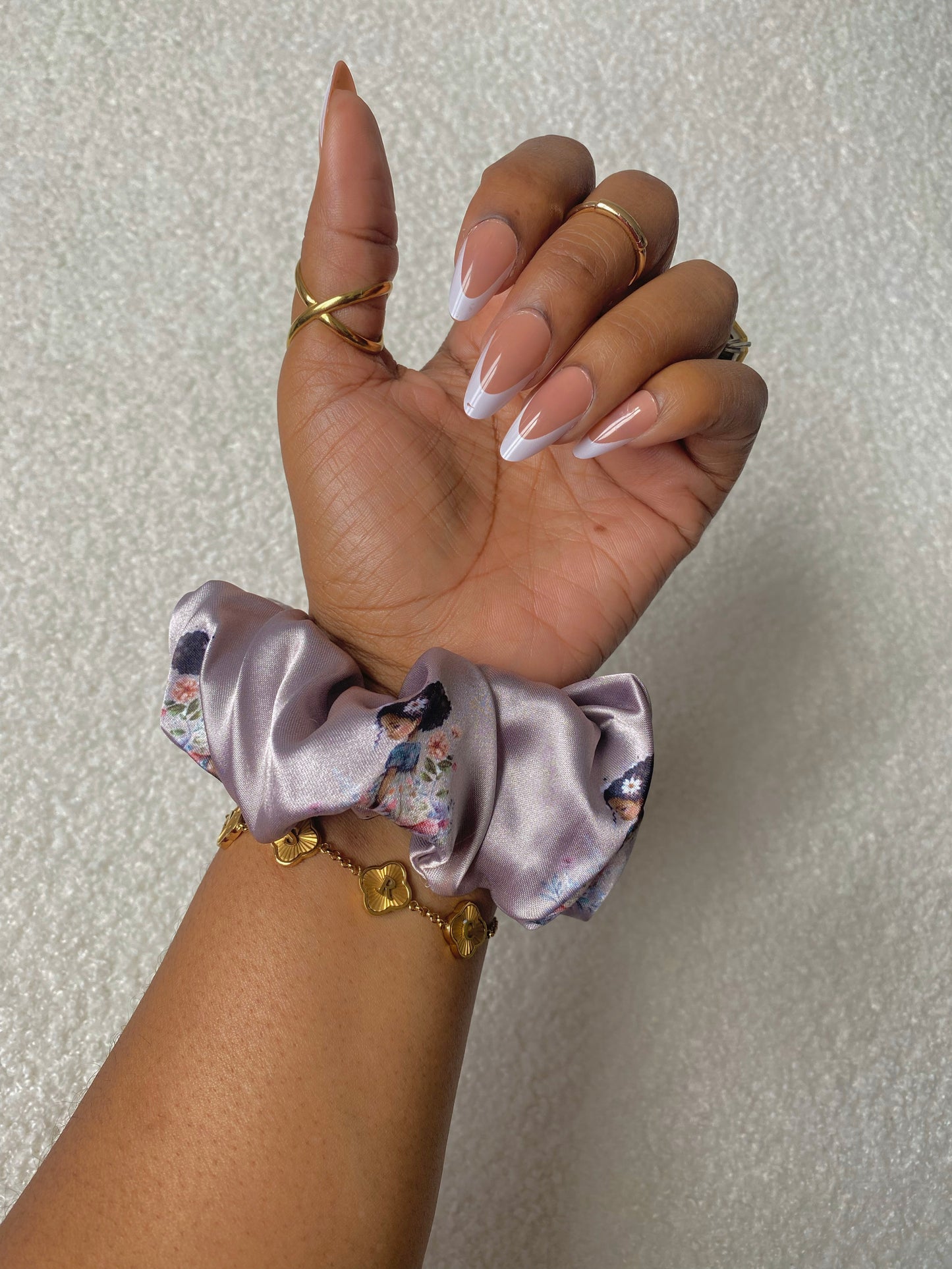 Lit & Crafty Satin Scrunchies