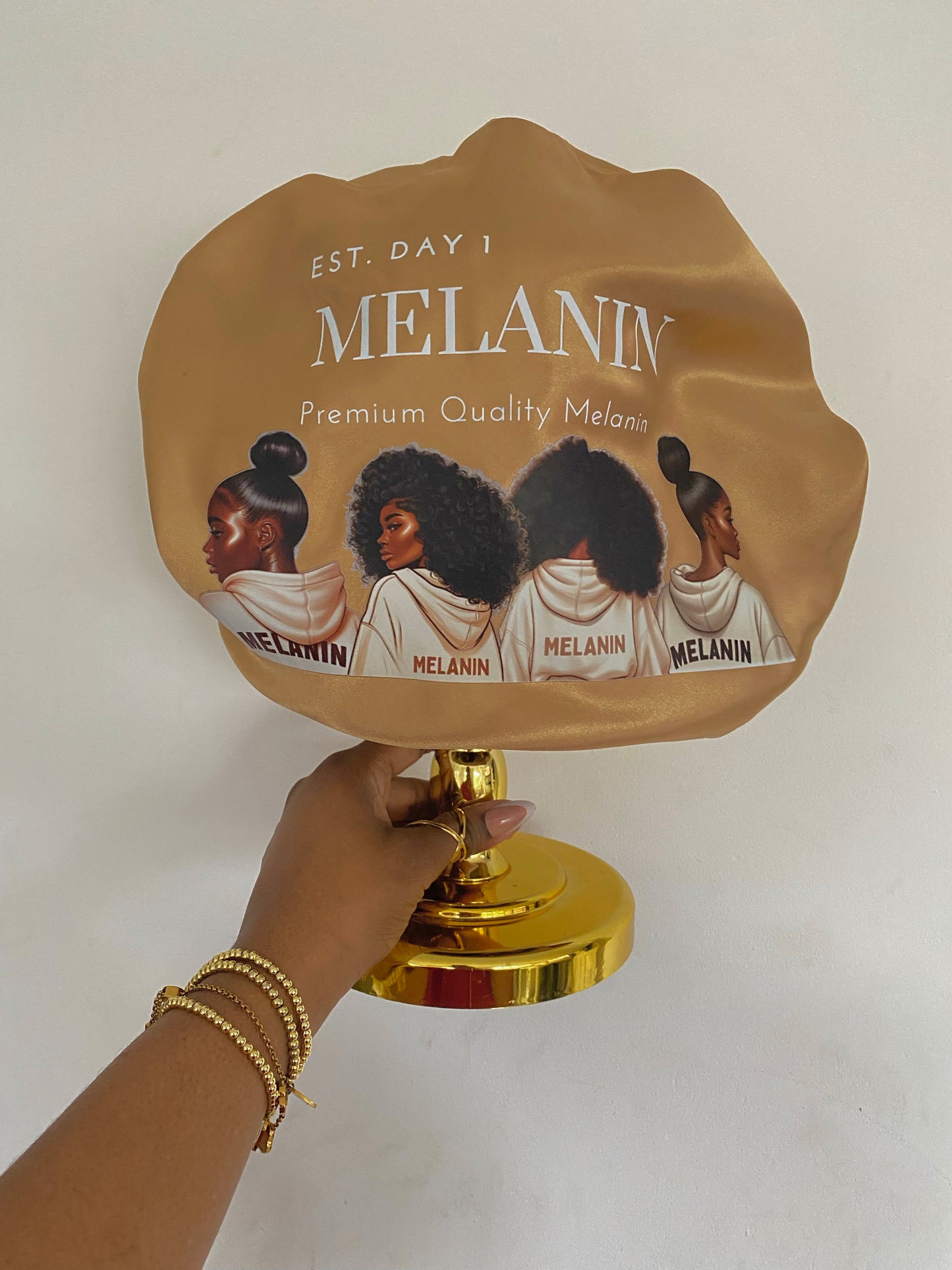 * NEW* Black Melanin Bonnet (Ruffles)