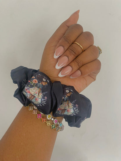 Lit & Crafty Satin Scrunchies