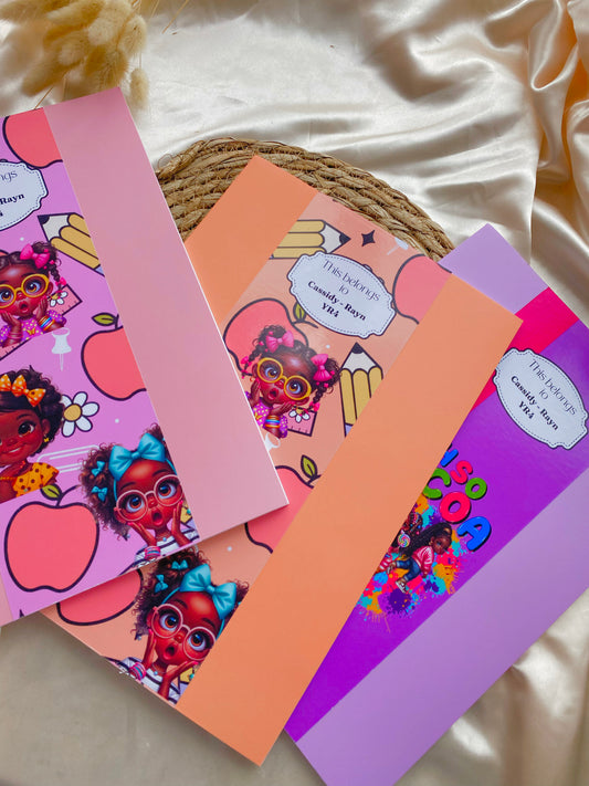 A4 Personalised School Book