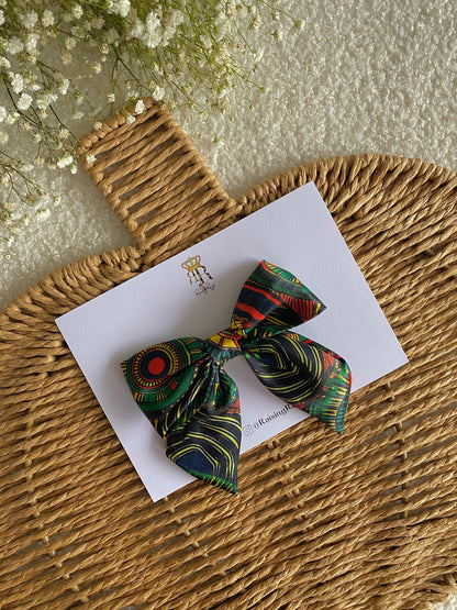 African Print Mini Bows