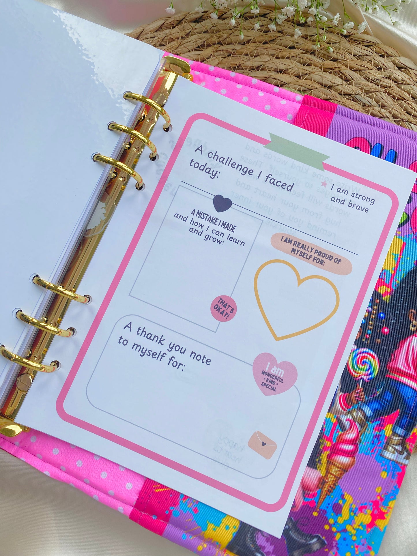 Oh So Cocoa A5 Desk Agenda Happiness Journal
