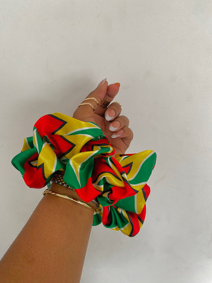 PLAIN African & Caribbean Satin  XL Scrunchies