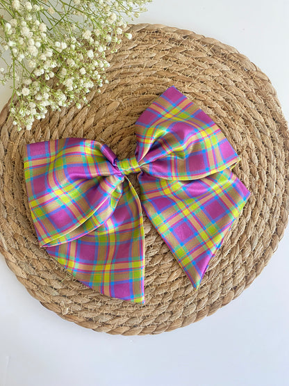 Madras XL Satin Bows