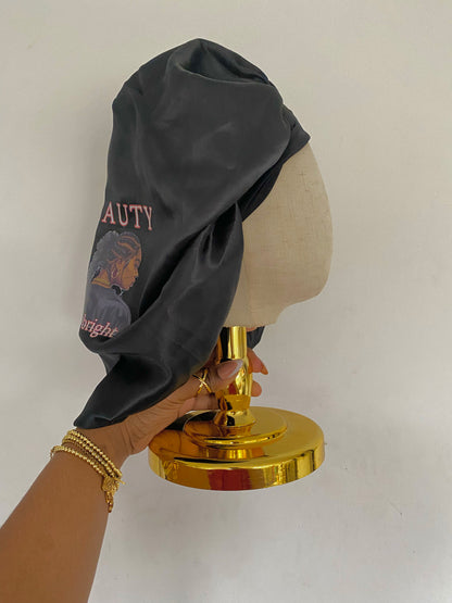 Braided Beauty Satin Bonnet