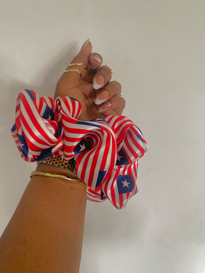 PLAIN African & Caribbean Satin  XL Scrunchies