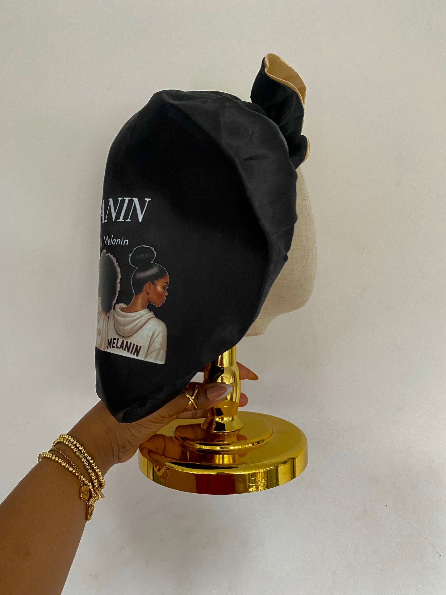 * NEW* Black Melanin Bonnet (Ruffles)