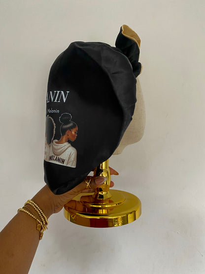 * NEW* Black Melanin Bonnet (Ruffles)