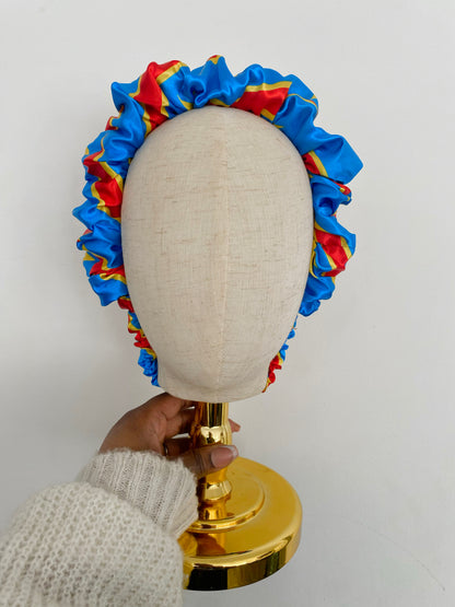 African & Caribbean Satin Scrunchie Headband