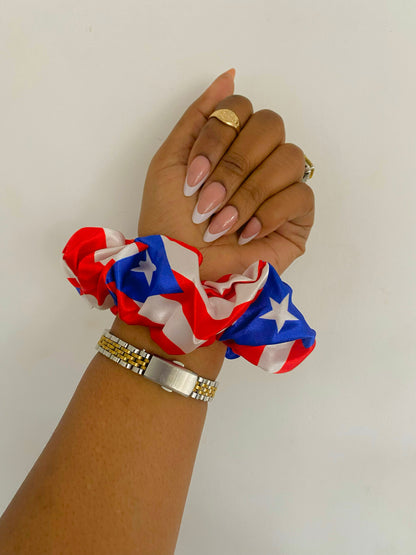 African & Caribbean Regular Satin Scrunchie