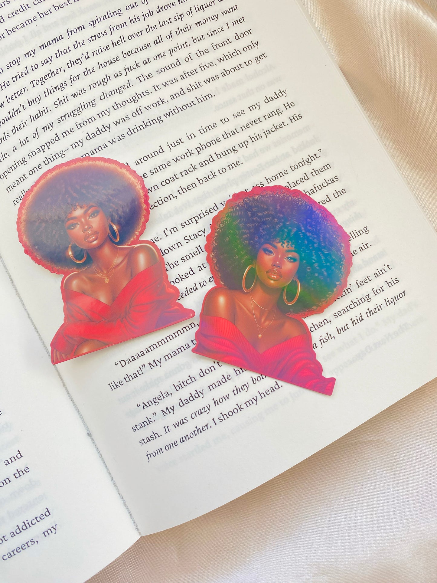 Afro Girl Stickers