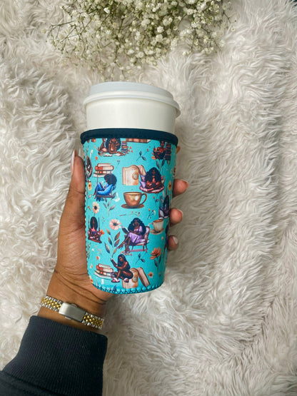 Neoprene Monogram Cup Sleeves