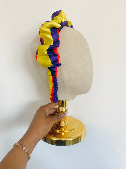 African & Caribbean Satin Scrunchie Headband