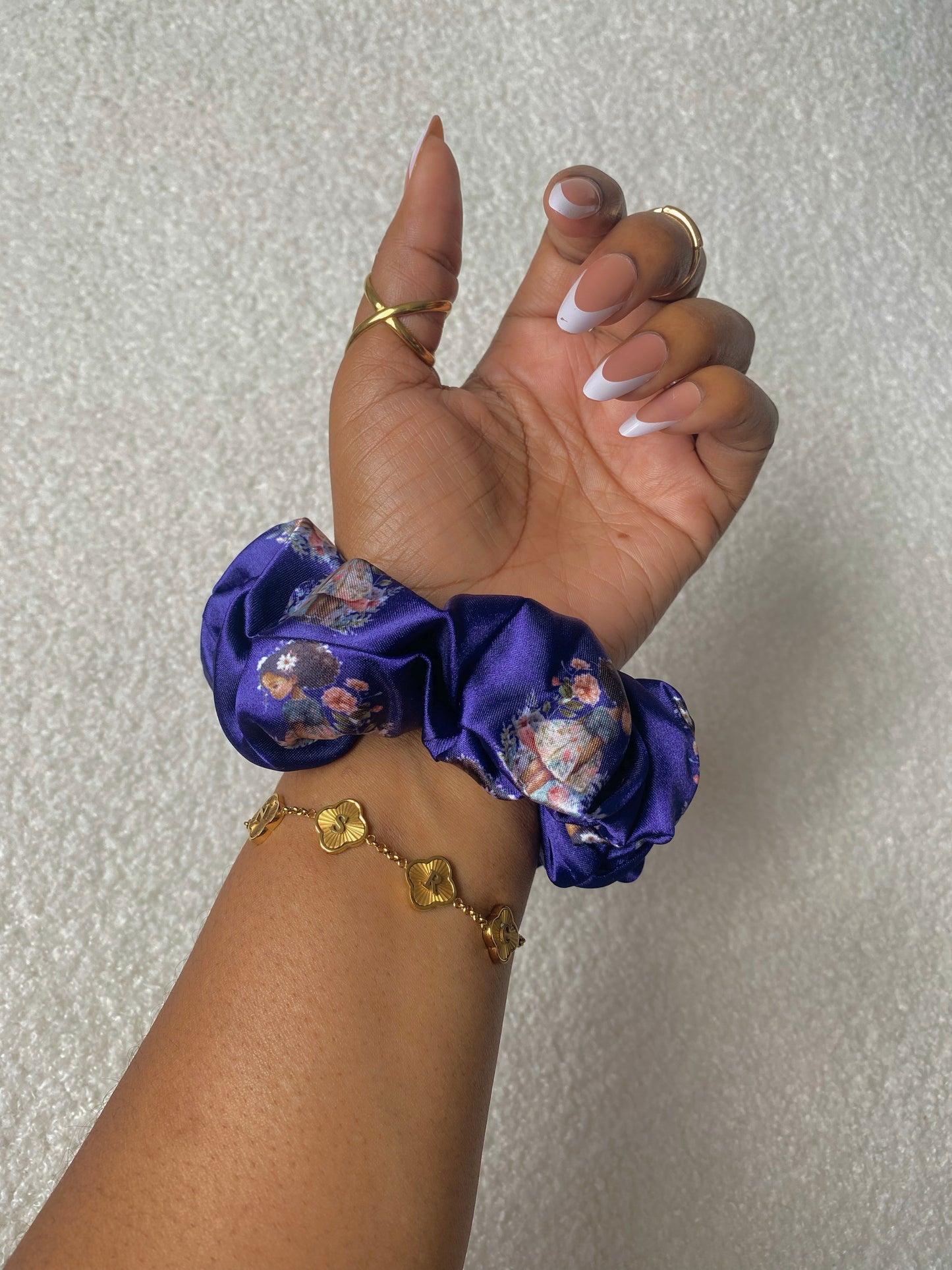 Lit & Crafty Satin Scrunchies
