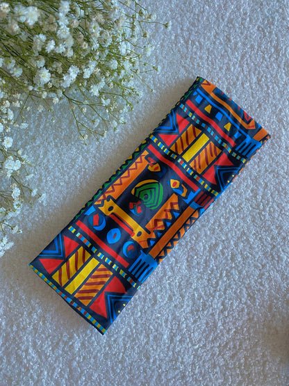 African Print Elastic Headbands