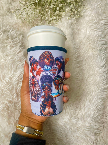Neoprene Monogram Cup Sleeves