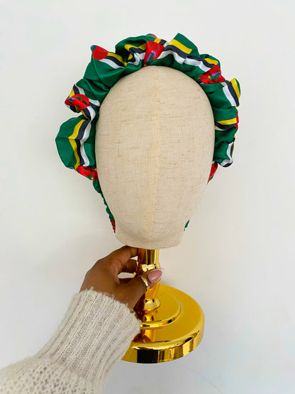 African & Caribbean Satin Scrunchie Headband