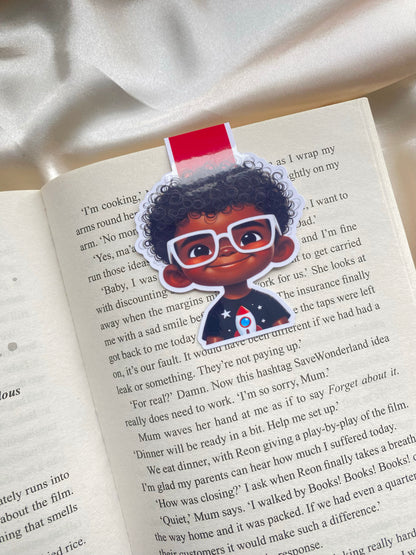 Tech Boys Magnetic Bookmarks