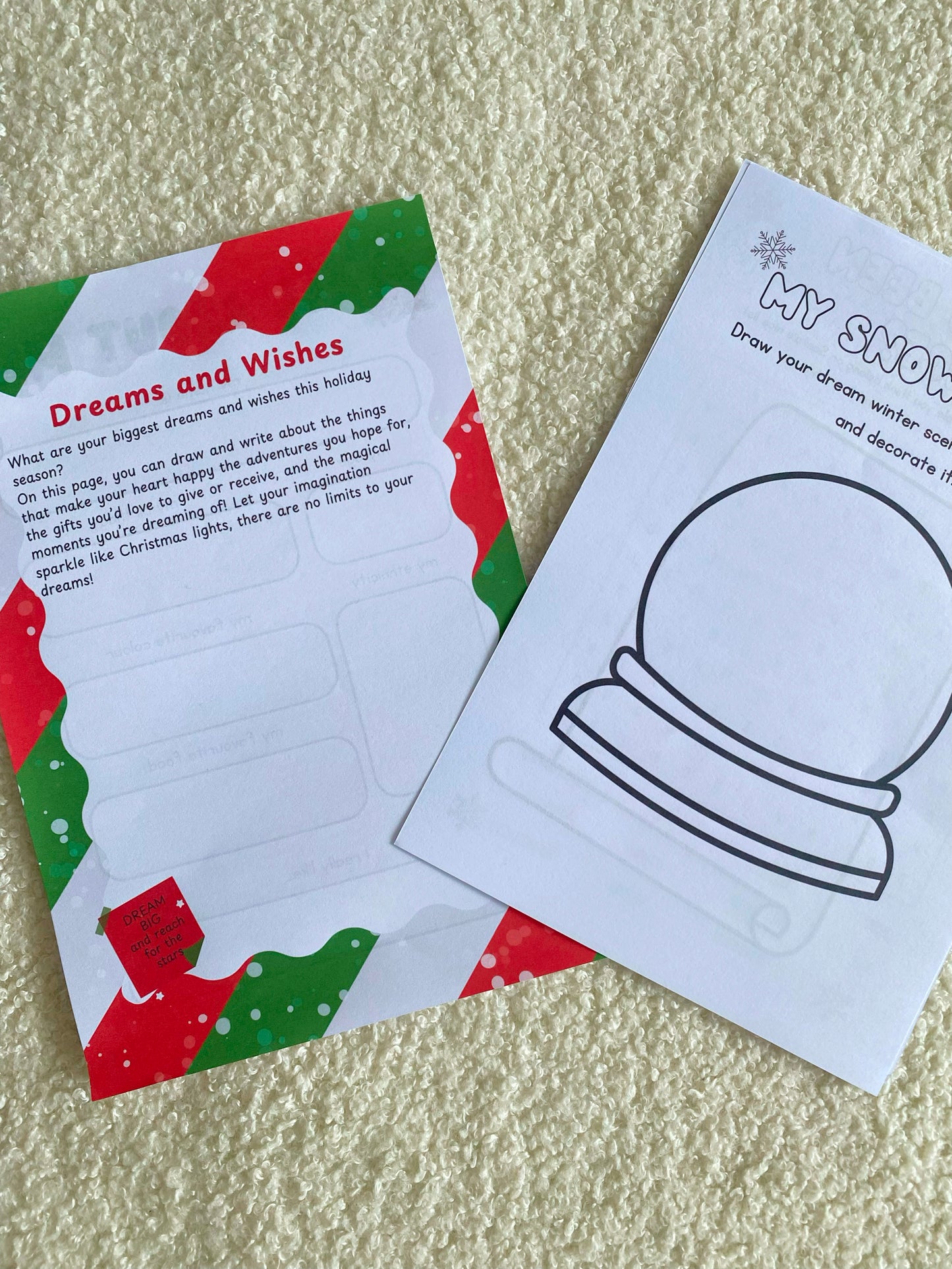 Fun Activities Booklet (loose sheets)